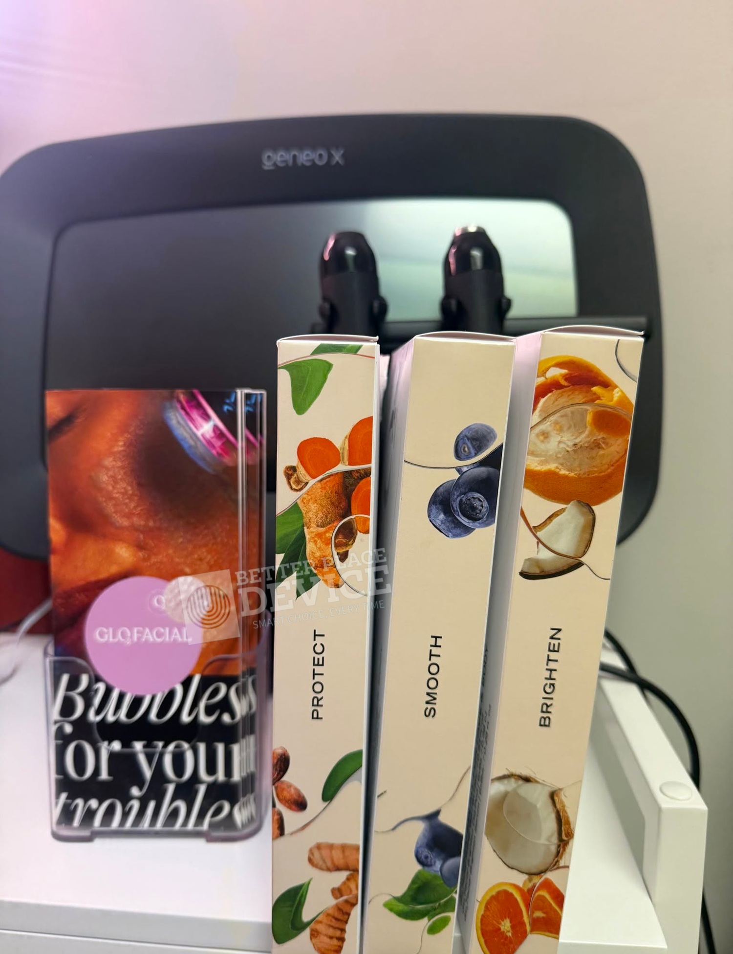 Geneo X Glo2 Facial System + consumables (free)